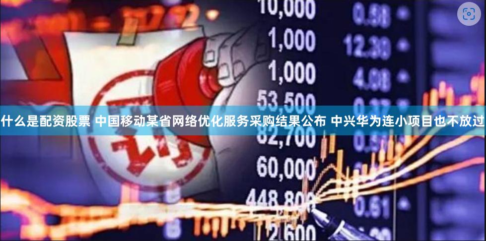 什么是配资股票 中国移动某省网络优化服务采购结果公布 中兴华为连小项目也不放过