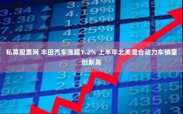 私募股票网 丰田汽车涨超1.2% 上半年北美混合动力车销量创新高