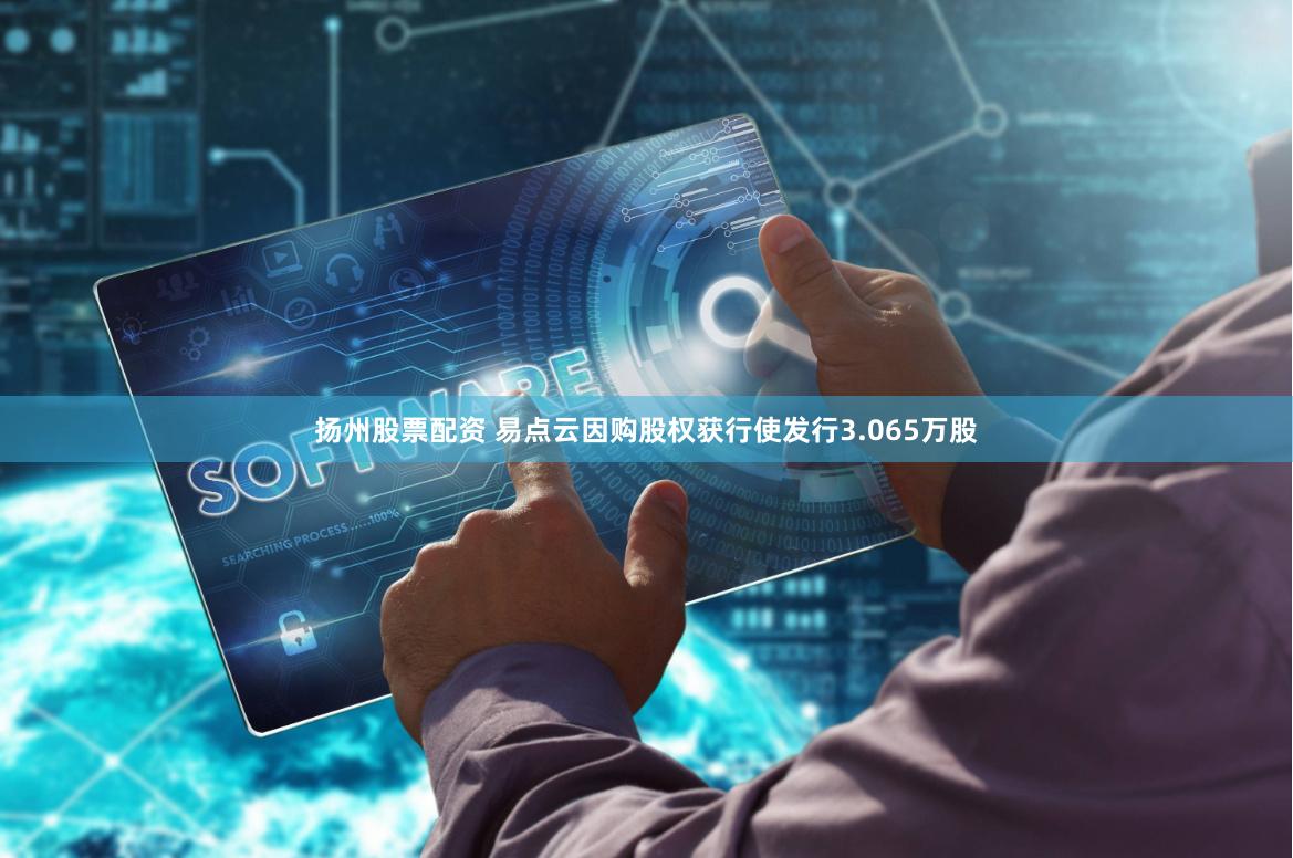 扬州股票配资 易点云因购股权获行使发行3.065万股